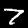 MNIST digit 7